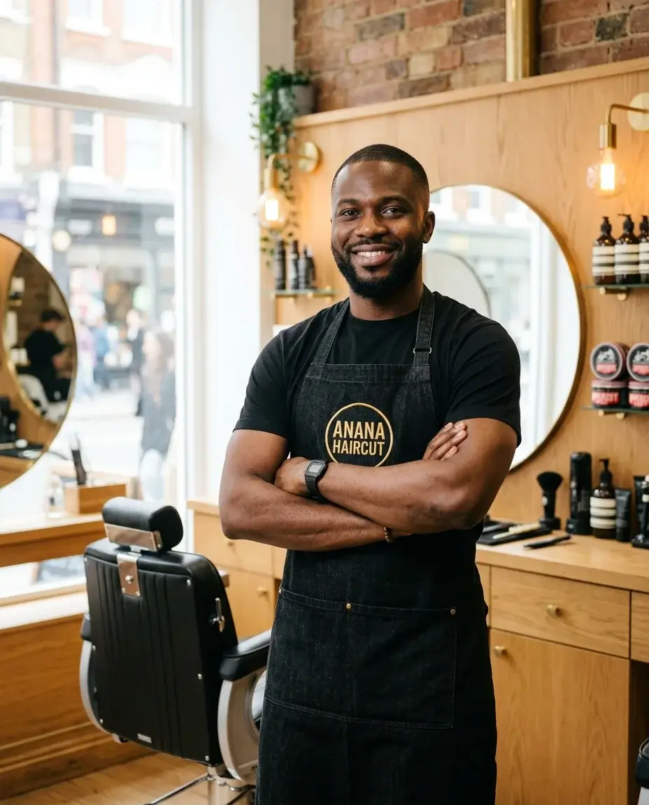 Inside Anana Haircut barbershop